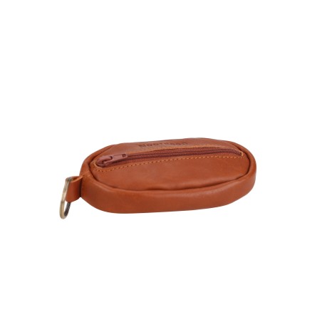 Porte monnaie zippée en cuir