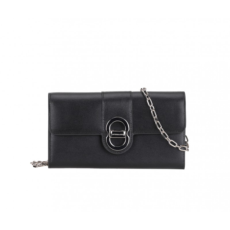 Pochette bandoulière croûte de cuir Hailey