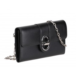 Pochette bandoulière croûte de cuir Hailey