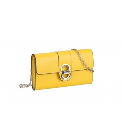 Pochette bandoulière croûte de cuir Hailey