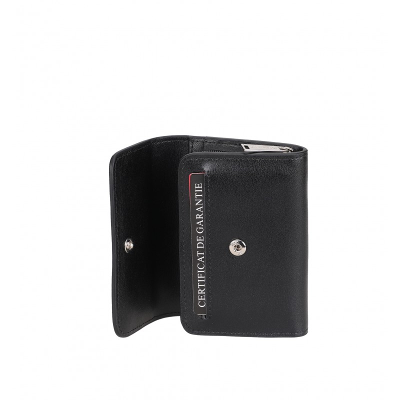 Porte-monnaie croûte de cuir Hailey Porte-monnaie croûte de cuir Hailey