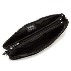 Petit Sac Bandoulière RIRI Black 3D K Jacquard en Toile - Kipling