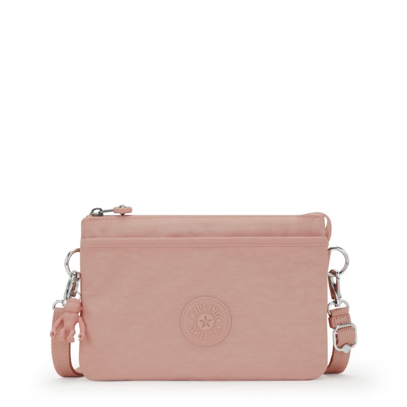 Petit Sac Bandoulière RIRI Tender Rose en Toile - Kipling