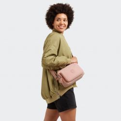 Sac Travers Abanu M Tender Rose en Toile - Kipling