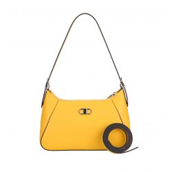 Sac Baguette croûte de cuir Jeanne