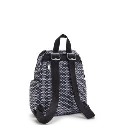 City Zip Mini Signature Print en Toile - Kipling