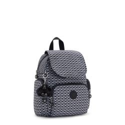 City Zip Mini Signature Print en Toile - Kipling