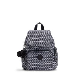 City Zip Mini Signature Print en Toile - Kipling