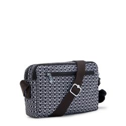 Sac Travers Abanu M Signature Print en Toile - Kipling