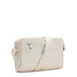 Sac Travers Abanu M Beige Pearl en Toile - Kipling