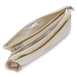 Petit Sac Bandoulière RIRI Beige Pearl en Toile - Kipling