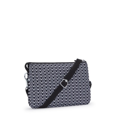 Petit Sac Bandoulière Signature Print en Toile
