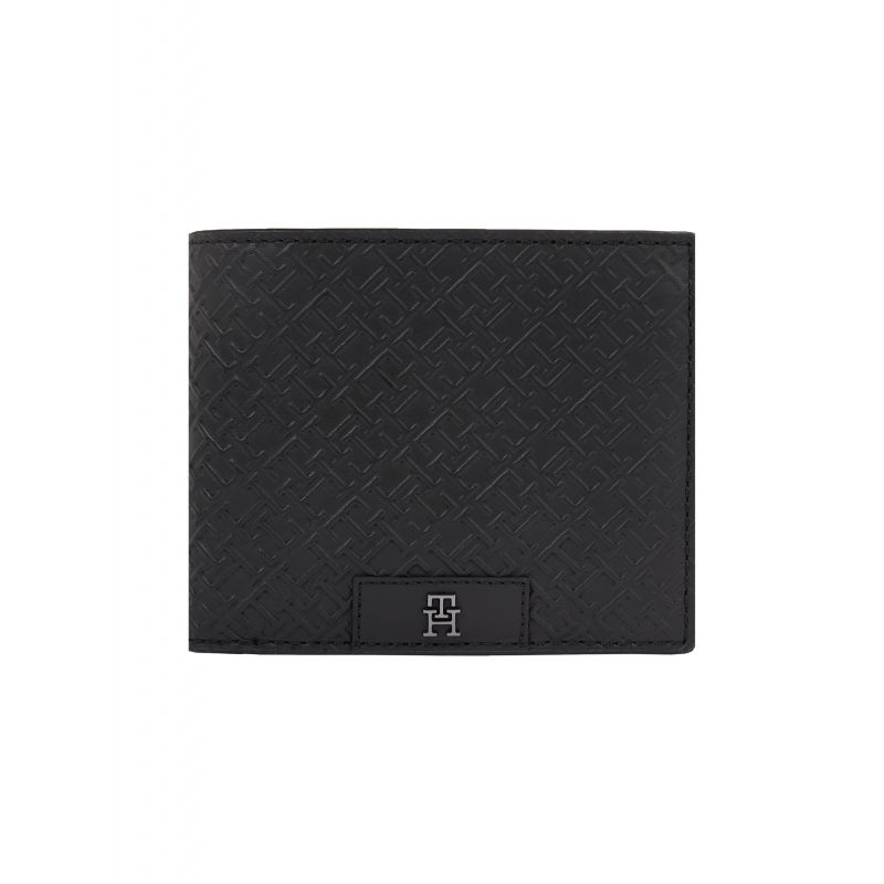 Portefeuille TH Monogram en Cuir Portefeuille TH Monogram en Cuir