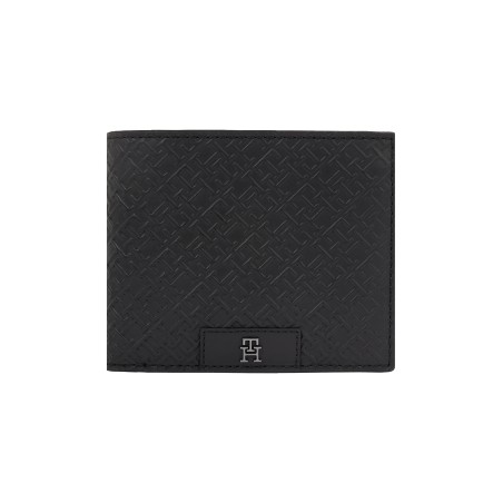 Portefeuille TH Monogram en Cuir