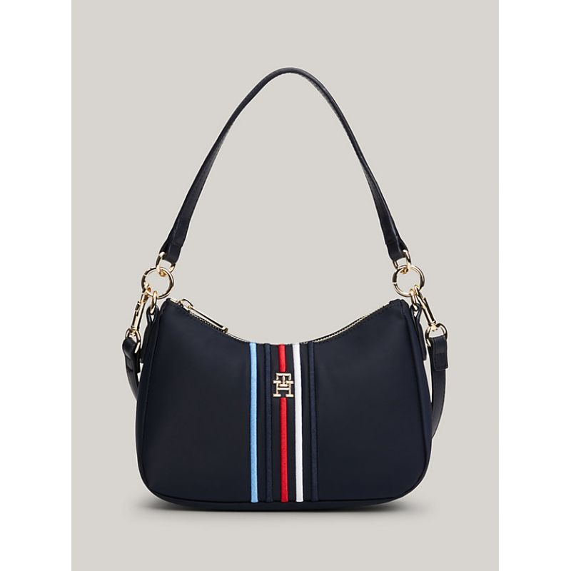 Sac Baguette Poppy Plus en Toile - Tommy Hilfiger