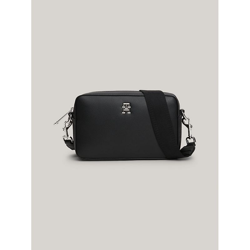 Sac Bandoulière Essential en Toile - Tommy Hilfiger Sac Bandoulière Essential en Toile - Tommy Hilfiger