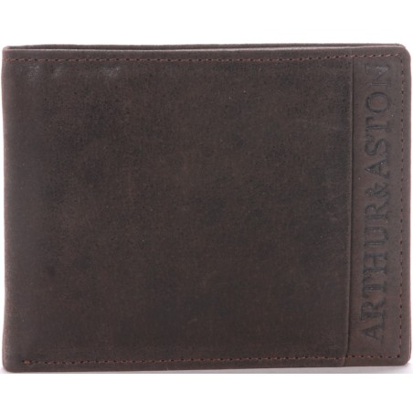 Portefeuille Italien en Cuir Vachette Vieilli - Arthur & Aston