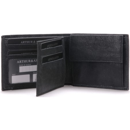 Portefeuille Italien en Cuir Vieilli - Arthur & Aston