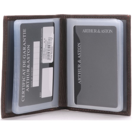 Porte-Cartes en Cuir Vachette Vieilli - Arthur & Aston