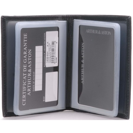 Porte-Cartes en Cuir Vachette Vieilli - Arthur & Aston