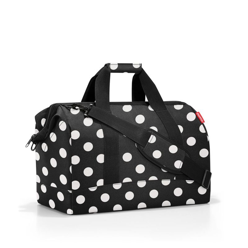 Sac de Voyage Allrounder L Dots White en Toile Sac de Voyage Allrounder L Dots White en Toile