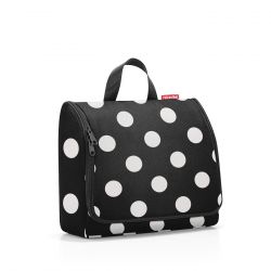 Trousse de Toilette XL Dots White en Toile