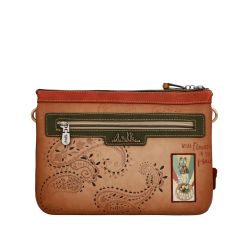 Pochette Bandoulière Peace and Love en Synthétique