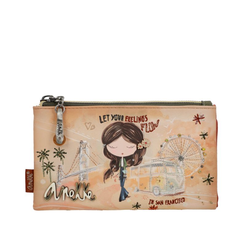 Portefeuille Peace and Love en Synthétique