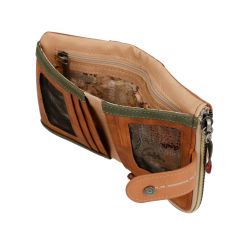 Petit Portefeuille Flowers Peace and Love en Synthétique