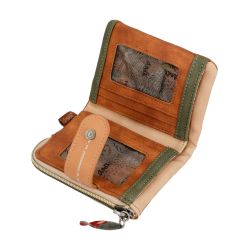 Petit Portefeuille Flowers Peace and Love en Synthétique