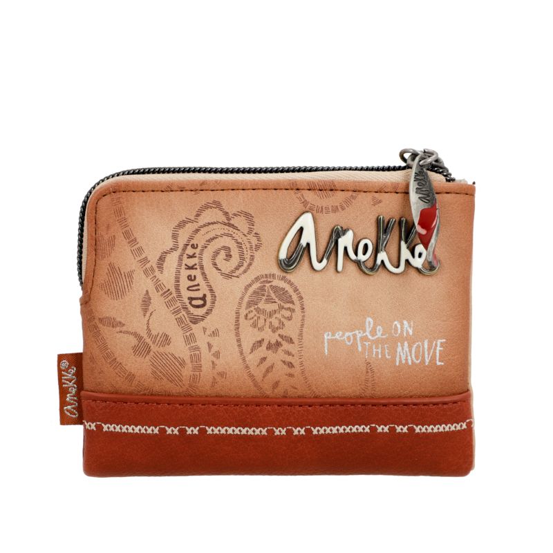 Petit Portefeuille Flowers Peace and Love en Synthétique