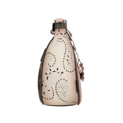 Sac Bandoulière Pink Peace and Love en Synthétique