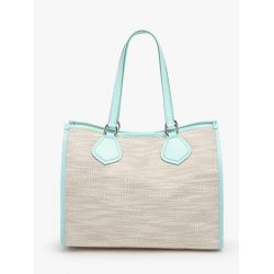 Grand Sac Cabas d'Eté L en Toile de Jute - Lancel