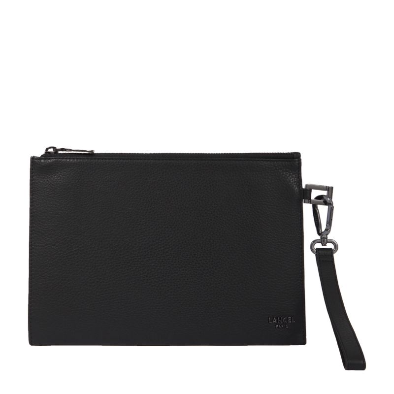 Pochette Zippée Côme en Cuir