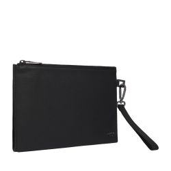 Pochette Zippée Côme en Cuir