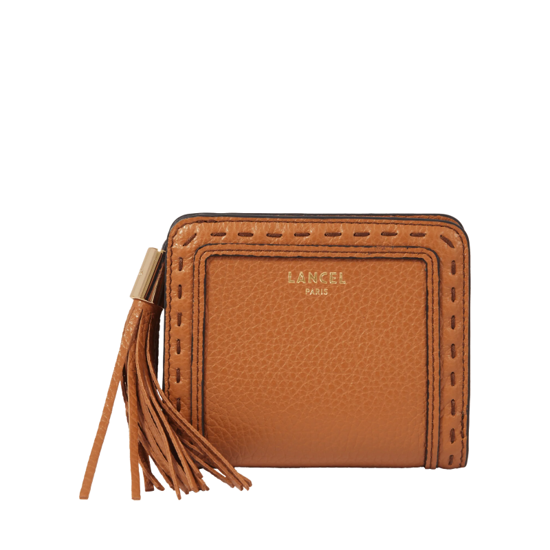 Portefeuille Compact Zippé Premier Flirt en Cuir - Lancel Portefeuille Compact Zippé Premier Flirt en Cuir - Lancel