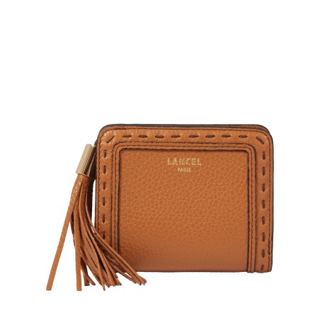 Portefeuille Compact Zippé Premier Flirt en Cuir - Lancel