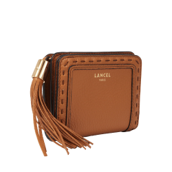 Portefeuille Compact Zippé Premier Flirt en Cuir - Lancel