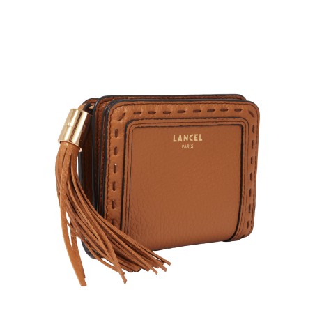 Portefeuille Compact Zippé Premier Flirt en Cuir - Lancel