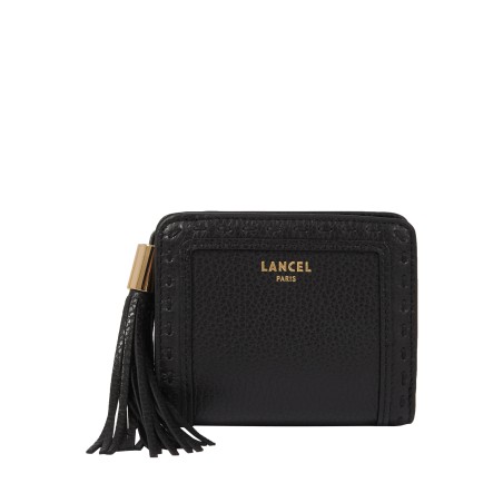 Portefeuille Compact Zippé Premier Flirt en Cuir - Lancel