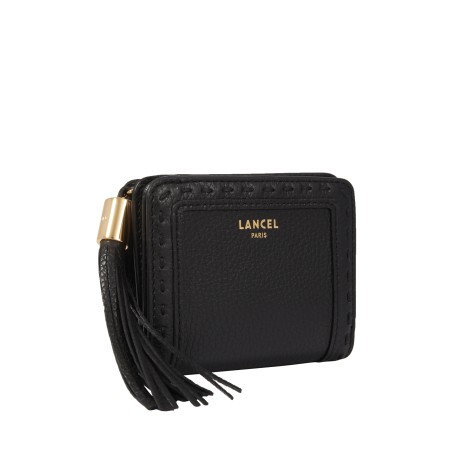Portefeuille Compact Zippé Premier Flirt en Cuir - Lancel