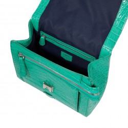 Sac Bandoulière Rabat M Ninon en Cuir Croco - Lancel