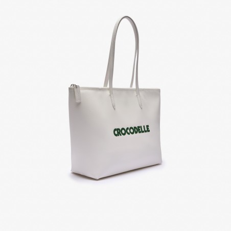 Grand sac cabas Crocodile imprimé héritage - Lacoste