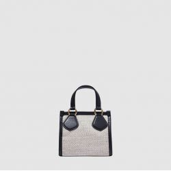 Mini Sac Cabas d'Eté en Toile de Jute - Lancel