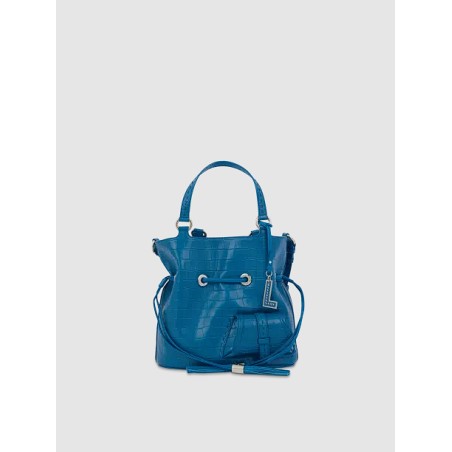 Sac Seau M Premier Flirt en Cuir Façon Croco