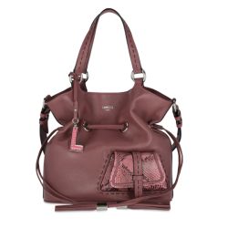 Sac Seau M Premier Flirt en Cuir Finition Python - Lancel