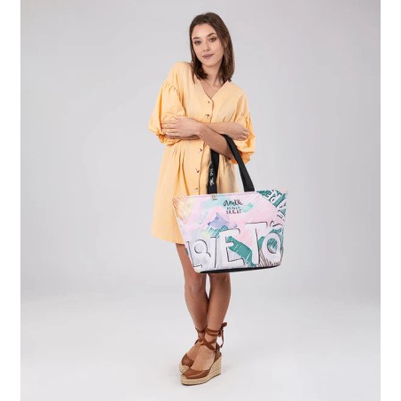 Sac Shopping Passion en Toile