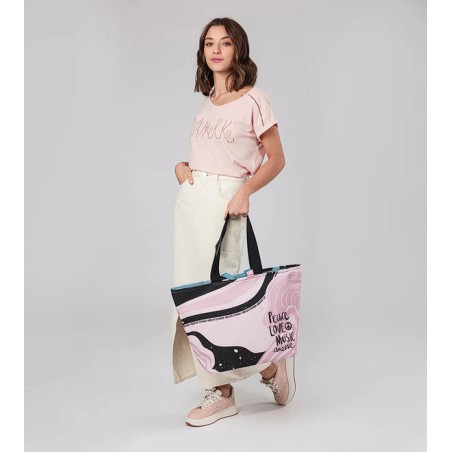 Sac Shopping Psicodelic en Toile