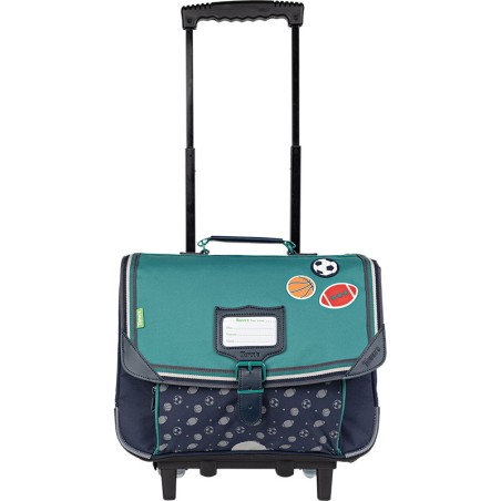 Cartable à Roulettes 38 cm Alexandre Bleu- Tann's