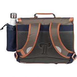 Cartable 38 cm avec Poche Gourde Axel Bleu